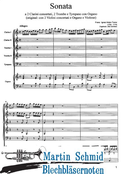 Product image of the product “Sonata (4Trp.Pk.Orgel) ”