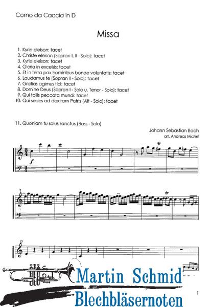 Artikelbild des Artikels “Messe h-moll Corno da Caccia in D, B und A “