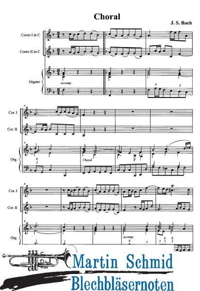 Artikelbild des Artikels “Choral aus dem Weihnachtsoratorium (2 Corni da Caccia) “