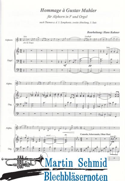 Artikelbild des Artikels “Hommage à Gustav Mahler (Alphorn in F und Orgel) “