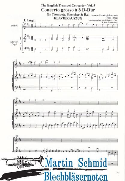 Artikelbild des Artikels “Concerto grosso à 6 D-Dur (Edward Tarr Collection) “