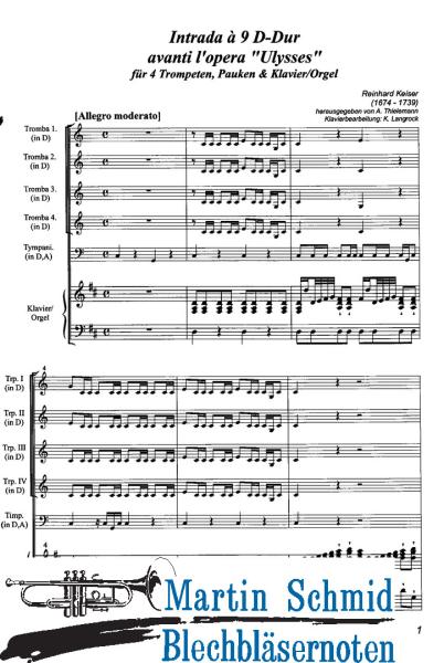 Artikelbild des Artikels “Intrada à 9 D-Dur avanti l'opera 