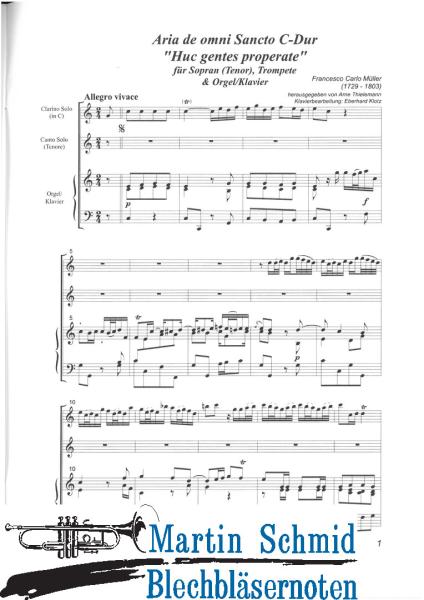 Product image of the product “Aria de omni Sancto C-Dur 