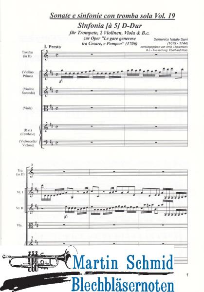 Artikelbild des Artikels “Sinfonia à 5 D-Dur zur Oper 