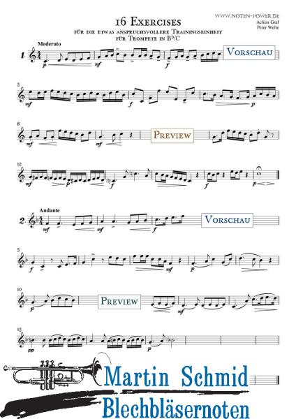 Product image 3 of the product “16 Exercises (Trp in Bb/C) ”