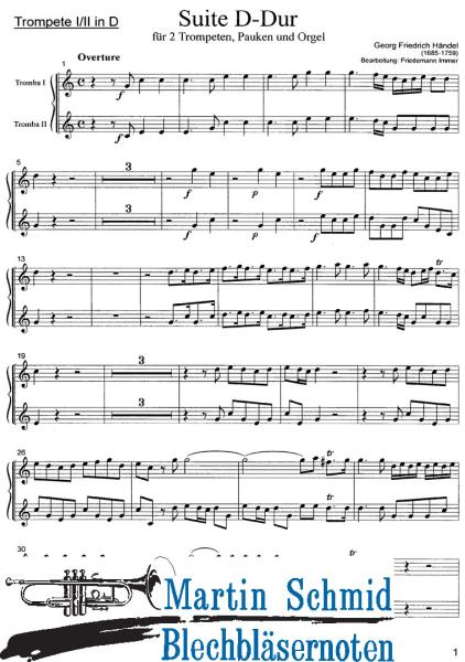 Artikelbild 3 des Artikels “Suite D-Dur (2Trp.Pk.Orgel) “