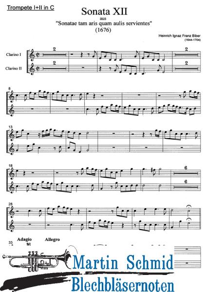 Product image 3 of the product “Sonate Nr.12 C-Dur (2Trp.2Vl.4Vla.Bc) ”