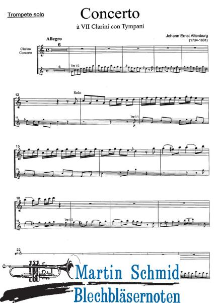 Product image 3 of the product “Konzert für 7 Trompeten und Pauken ”