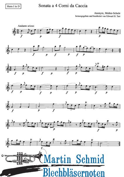 Product image 3 of the product “Sonata à 4 Corni Da Caccia in D (Edward Tarr Collection) ”