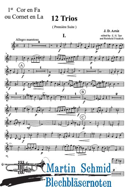 Product image 3 of the product “12 Trios 1.Suite (Edward Tarr Collection) ”