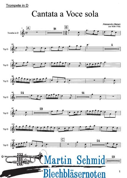 Artikelbild 3 des Artikels “Cantata a Voce sola (Trompete. 2 Vl. Sopran.Orgel) “