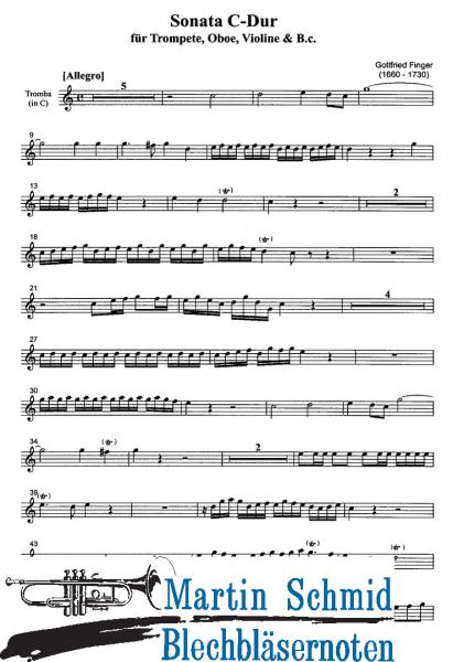 Artikelbild 3 des Artikels “Sonata C-Dur (Trompete.Oboe.Vl.Bc) “
