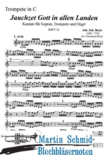 Artikelbild 3 des Artikels “Jauchzet Gott in allen Landen (Kantate für Sopran, Trompete und Orgel) “