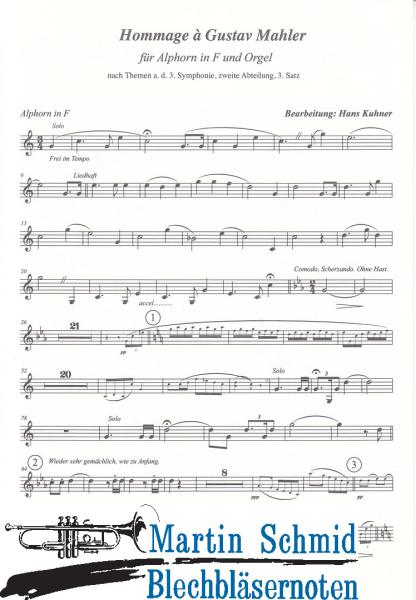 Artikelbild 3 des Artikels “Hommage à Gustav Mahler (Alphorn in F und Orgel) “