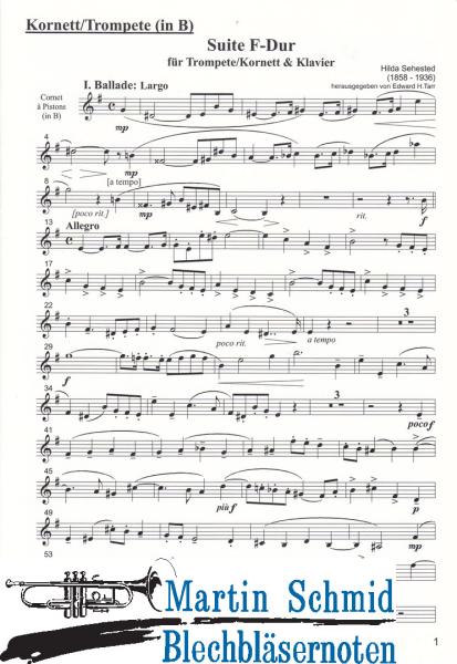 Product image 3 of the product “Suite F-Dur (Edward Tarr Collection) ”