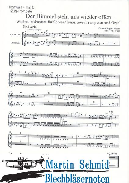 Artikelbild 3 des Artikels “Der Himmel steht und wieder offen - Weihnachtskantate (Sopran/Tenor, zwei Trompeten und Orgel) “