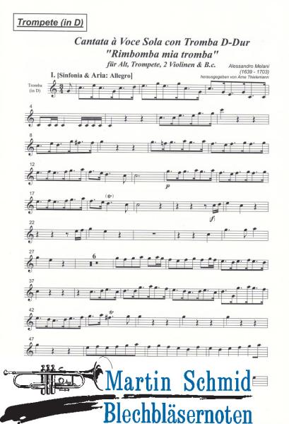 Artikelbild 3 des Artikels “Cantata á Voce Sola con Tromba D-Dur 