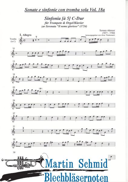 Product image 3 of the product “Sinfonia à 5 C-Dur zur Serenata 